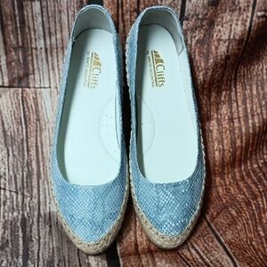 Cliffs by WHITE MOUNTAIN Sky Blue Espadrilles